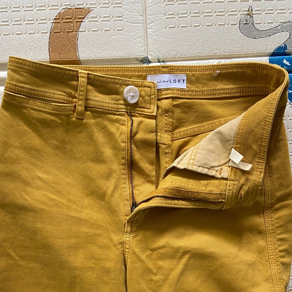Ann Taylor Loft High Waisted Wide Leg Pant